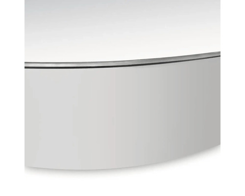 Detailopname van een ronde spiegel