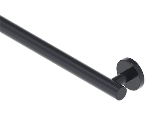 Zwarte handdoekhouder