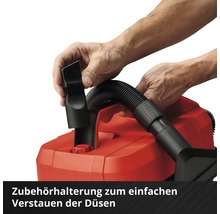 Accessoirehouder voor het eenvoudig opbergen van de sproeiers.