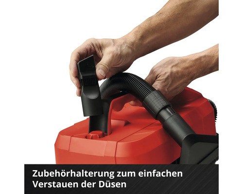 Accessoirehouder voor het eenvoudig opbergen van de sproeiers.