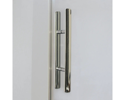 Metalen handgreep voor een douche