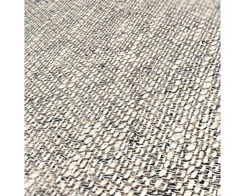 Close-up van een geweven textiel met een neutraal patroon