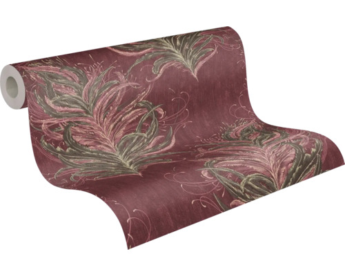 Behangrol met verenontwerp