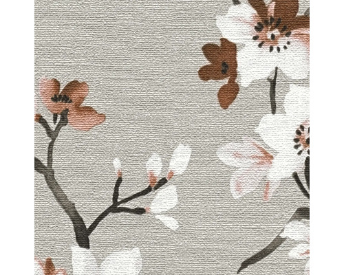 Behang met bloemmotief