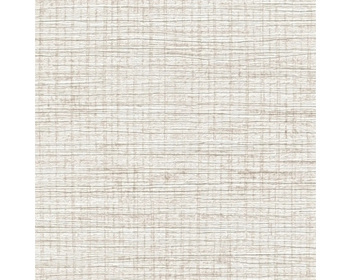 Close-up van een lichtkleurig vliesbehang met fijne weefselstructuur