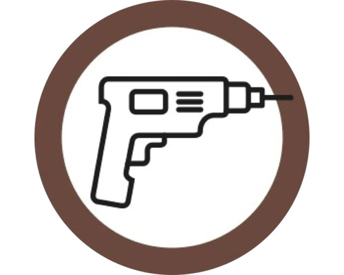 Symbool voor boormachine