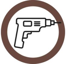 Symbool voor boormachine
