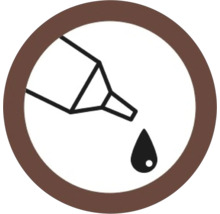Symbool voor druppelvrije dosering