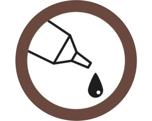 Symbool voor druppelvrije dosering