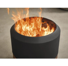 Vuurkorf met vlammen