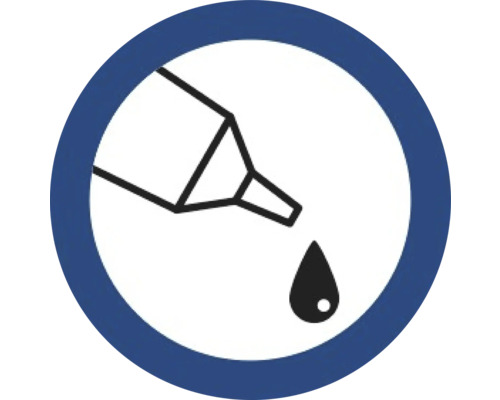 Symbool voor doseerbare vloeistoffen