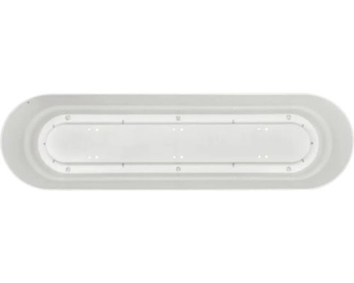 Witte badkuip van bovenaf