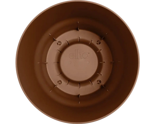 Bloempot van bovenaf gezien