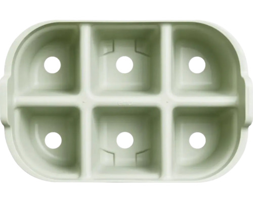 Ijsblokjeshouder voor zes ijsblokjes