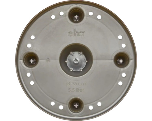 Elho schotel met 25 centimeter diameter en 5,5 liter volume
