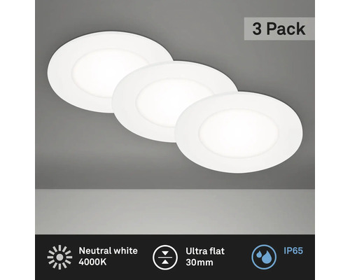 Set van drie LED inbouwspots