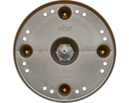Elho onderzetter met een diameter van 25 cm en een inhoud van 5,5 liter