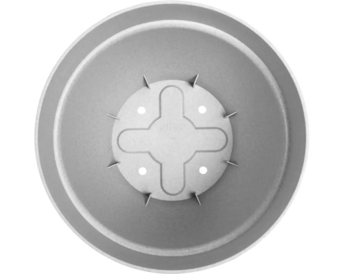 Binnenaanzicht van een ronde plantenbak