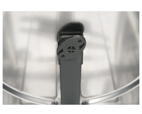 Interieur van een vaatwasser met sproeiarm