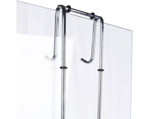 Douchecabinehaken van metaal om aan een douchewand te bevestigen