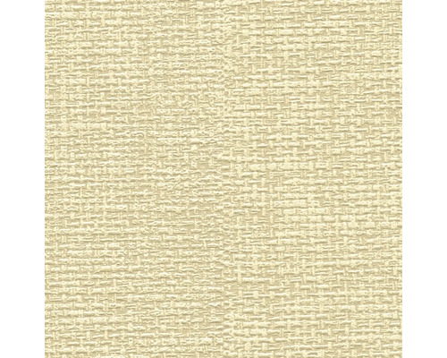 Close-up van beige vinylbehang met textielstructuur