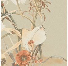 Bloemenbehang met bloemmotief