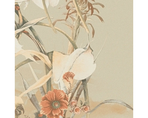 Bloemenbehang met bloemmotief