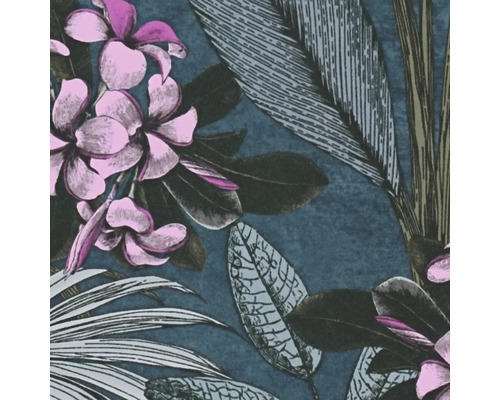 Detailopname van een decoratief behang met bloemmotief