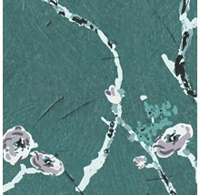 Close-up van een behang met een bloemmotief
