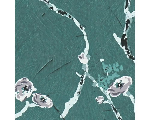 Close-up van een behang met een bloemmotief