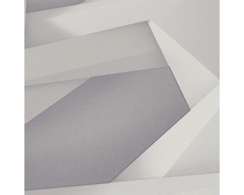 Behang met driedimensionaal geometrisch patroon