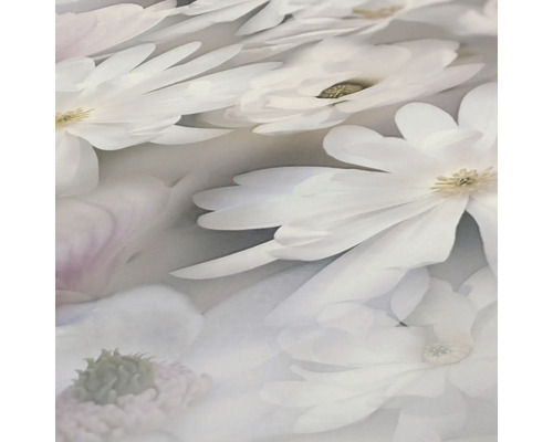 Close-up van een behang met een bloemmotief