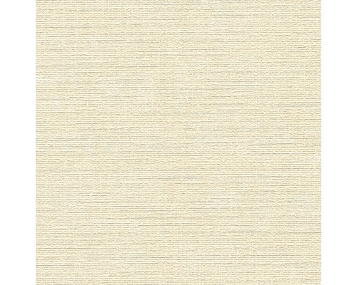 Close-up van een beige textielbehang met fijne structuur