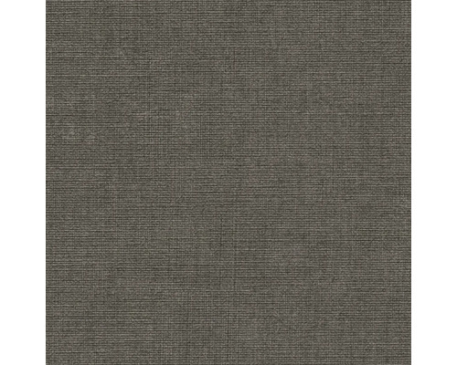 Close-up van een grijs vinylbehang met linnenstructuur