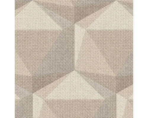 Close-up van een gestructureerd behang met een geometrisch 3D-effect