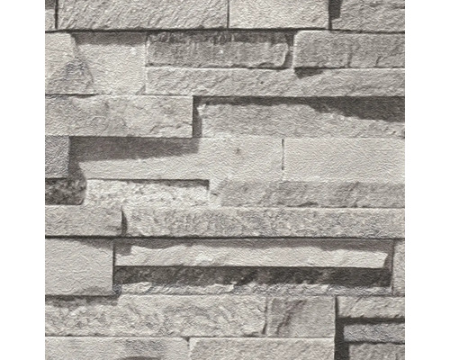 Behang met steenmotief