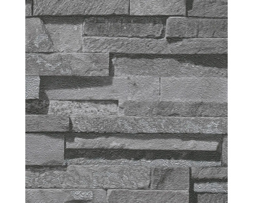 Behang met steenmotief