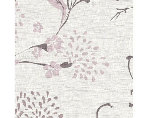 Behang met bloemmotief