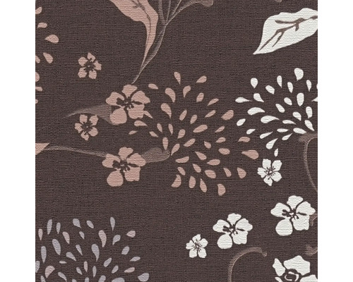 Behang met bloemmotief