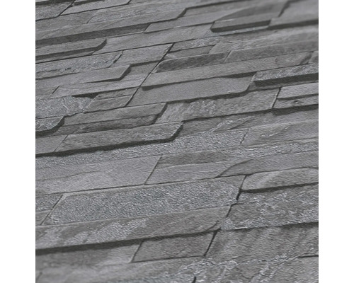 Behang met steenmotief