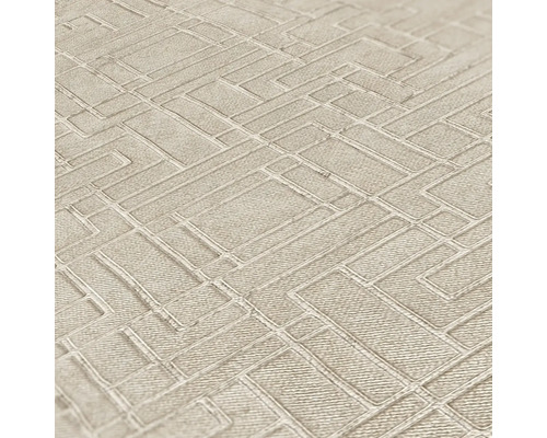 Close-up van een behang met geometrisch patroon