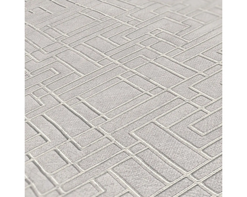 Close-up van een behang met geometrisch patroon