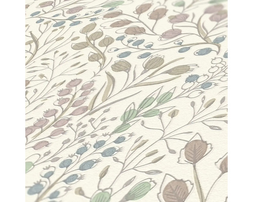 Behang met plantenpatroon