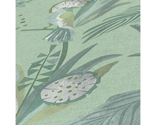 Gedetailleerd beeld van behang met plantenpatroon