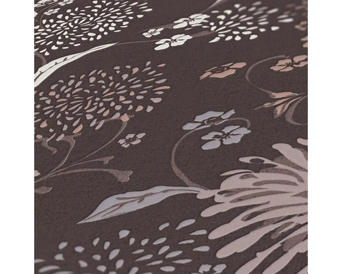 Close-up van een behang met bloemmotief