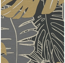 Close-up van een behang met bladerpatroon