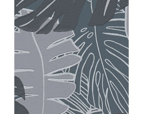 Close-up van een behang met bladerenmotief