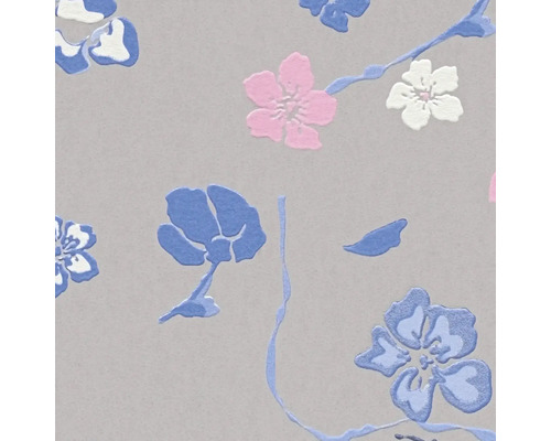 Behang met bloemmotief