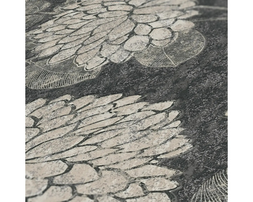 Behang met bloemmotief