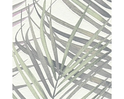 Behang met palmenbladmotief